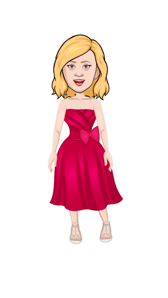 Animated female presenter puppet with hand gestures, dynamic eyebrows, and lip sync, perfect for explainer videos and webinars.