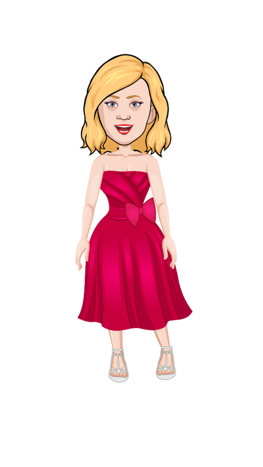 Animated female presenter puppet with hand gestures, dynamic eyebrows, and lip sync, perfect for explainer videos and webinars.