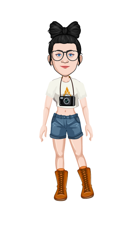 Realistic puppet with glasses, mustache, and business attire, built for Adobe Character Animator to deliver professional online training content.