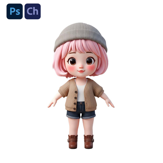 Lily Adobe Character Animator puppet