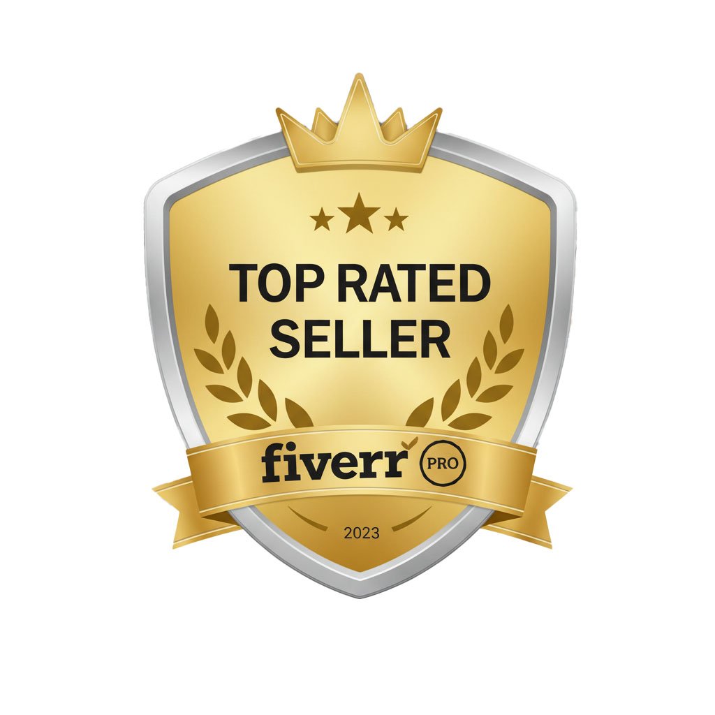 Top Rated Fiverr Seller 5 Stars
