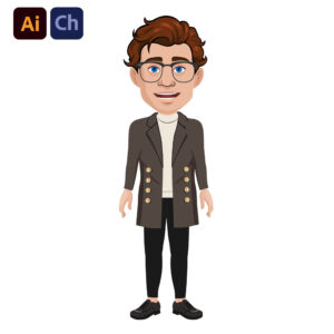 Jason is a meticulously crafted puppet designed for Adobe Character Animator, ideal for creating engaging and immersive animations with a detective or mystery theme. His distinctive long coat and investigative demeanor make him perfect for projects centered around crime-solving, mystery storytelling, and thriller narratives.