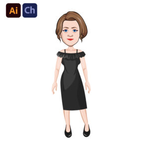 Samira is a bold and stylish character designed for high-end fashion, beauty, and luxury content. Dressed in a sleek, off-shoulder black bodycon dress, she exudes confidence and sophistication, making her perfect for fashion-related storytelling, virtual modeling, and lifestyle animations. Whether for style tutorials, influencer content, or glamorous event animations, Samira brings a chic and modern touch to your projects.