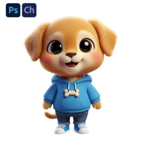 Add a dose of unwavering loyalty and friendly energy to your content with "Rex," a premade humanoid dog puppet for Adobe Character Animator.