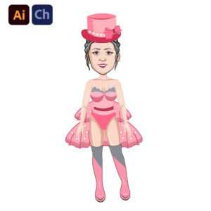 Azalea is an elegant puppet crafted by Puppetlancer, dressed in a charming pink ballerina outfit that embodies poise and sophistication. Her design is perfect for animation projects centered on performing arts, storytelling, or graceful characters. Azalea's timeless elegance and fluid movements make her a standout choice for creators looking to captivate their audience with beauty and artistry.