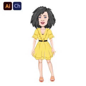Rhea is a delightful and expressive puppet, perfect for animated storytelling, fashion content, and educational videos. With her voluminous curly hair and beautiful yellow frock, she exudes a cheerful and stylish charm, making her ideal for vibrant and engaging animations. Whether you're creating content for children, lifestyle videos, or fun explainer animations, Rhea’s playful and elegant persona will add warmth and energy to your projects.