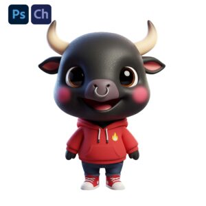 Command respect and authority with Tanka, our digitally handcrafted wild buffalo character that combines formidable presence with sophisticated 3D-style artistry. adobe character animator puppet