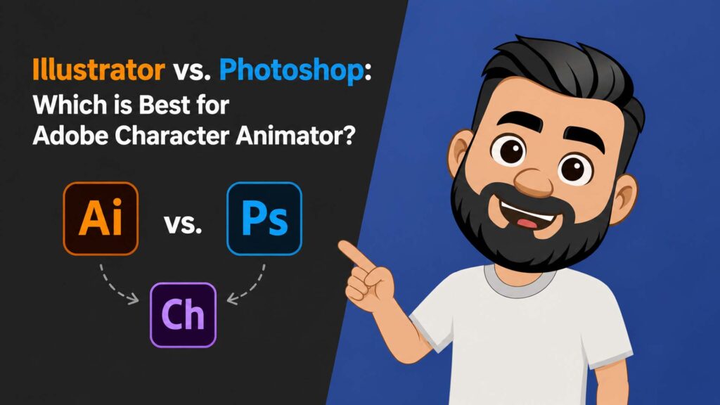 vector illustrator puppets or raster photoshop puppets